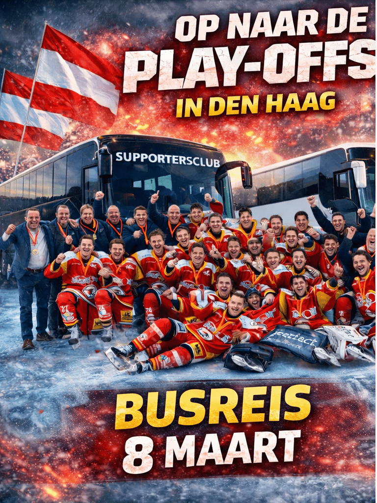 Bus naar Play-offs in Den Haag zondag 8 maart - Afbeelding 2